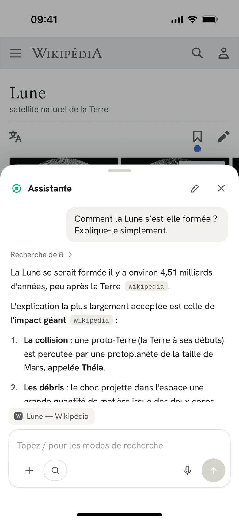 Interrogez n'importe quelle page