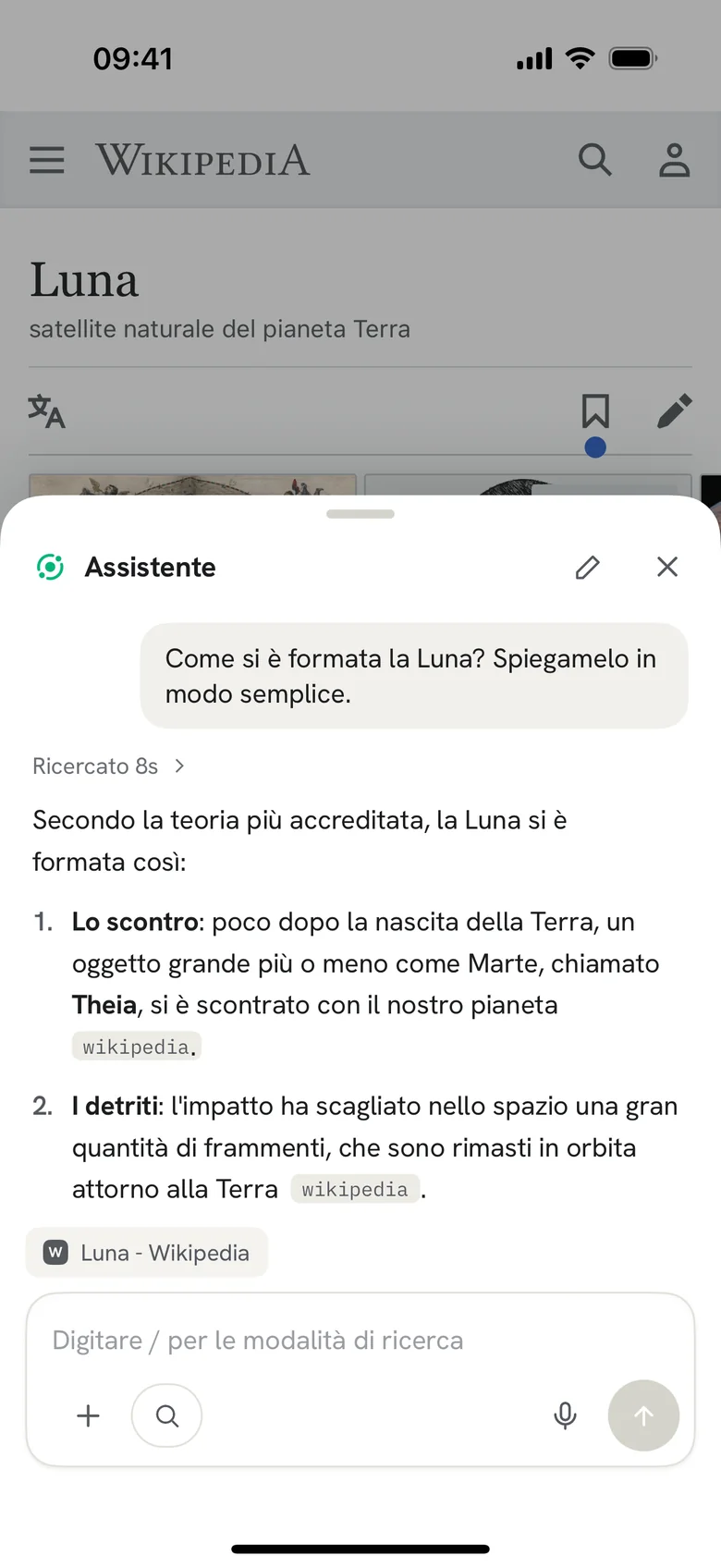 Chiedi su qualsiasi pagina