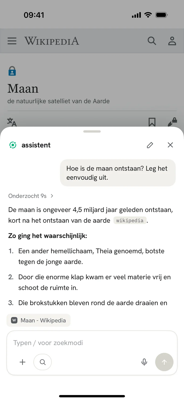 Vraag alles over elke pagina
