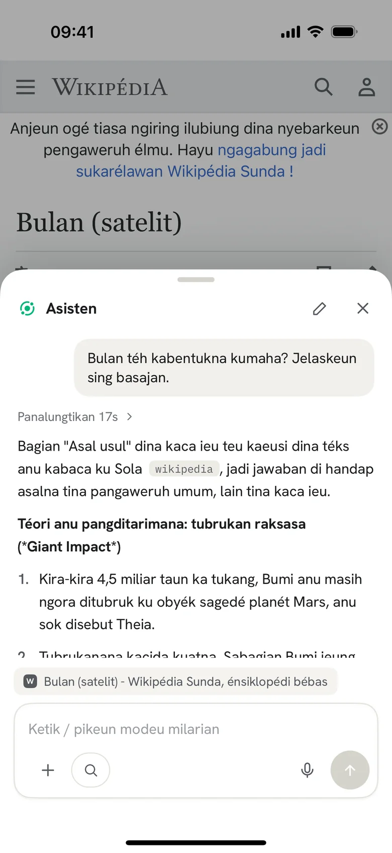 Tanyakeun ngeunaan kaca naon waé