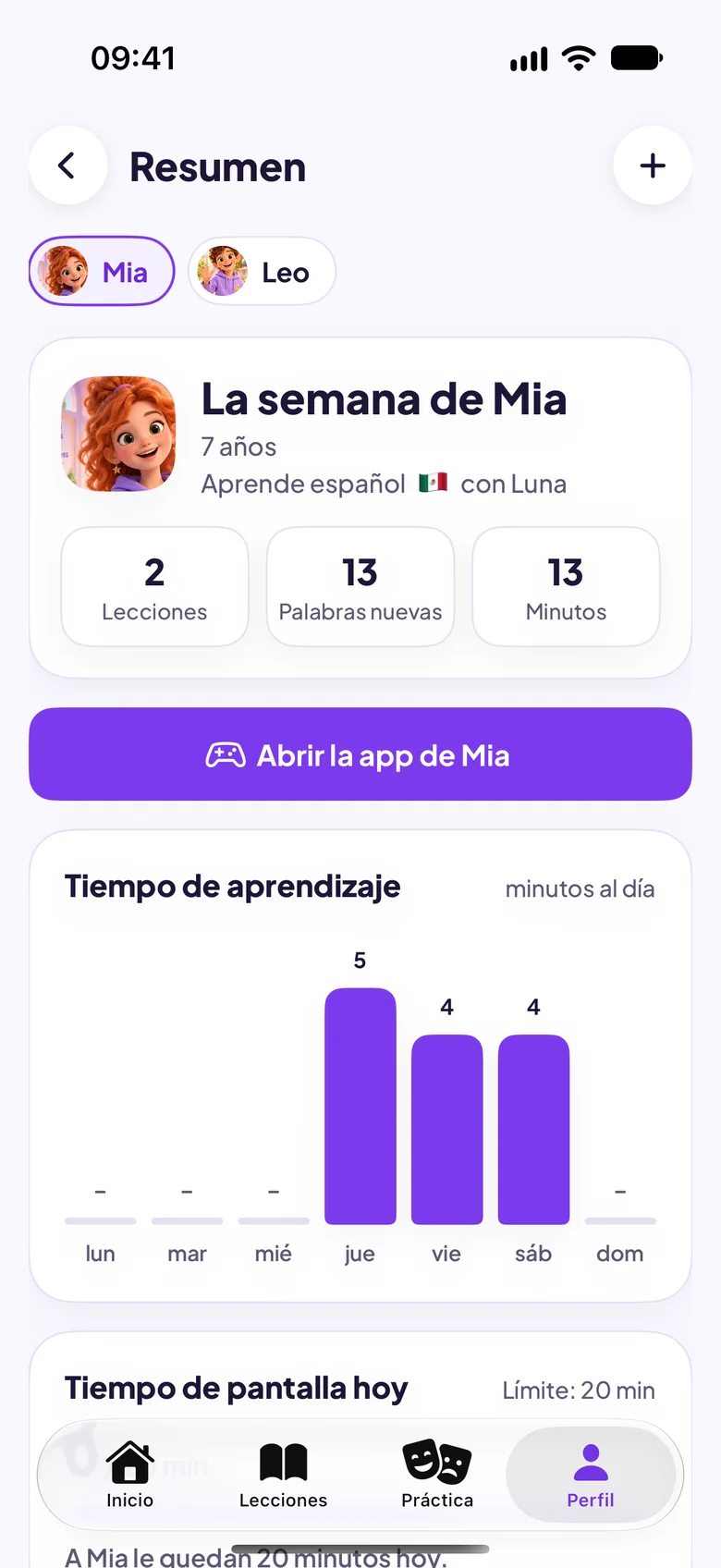 La semana de un hijo, vista por su padre o madre