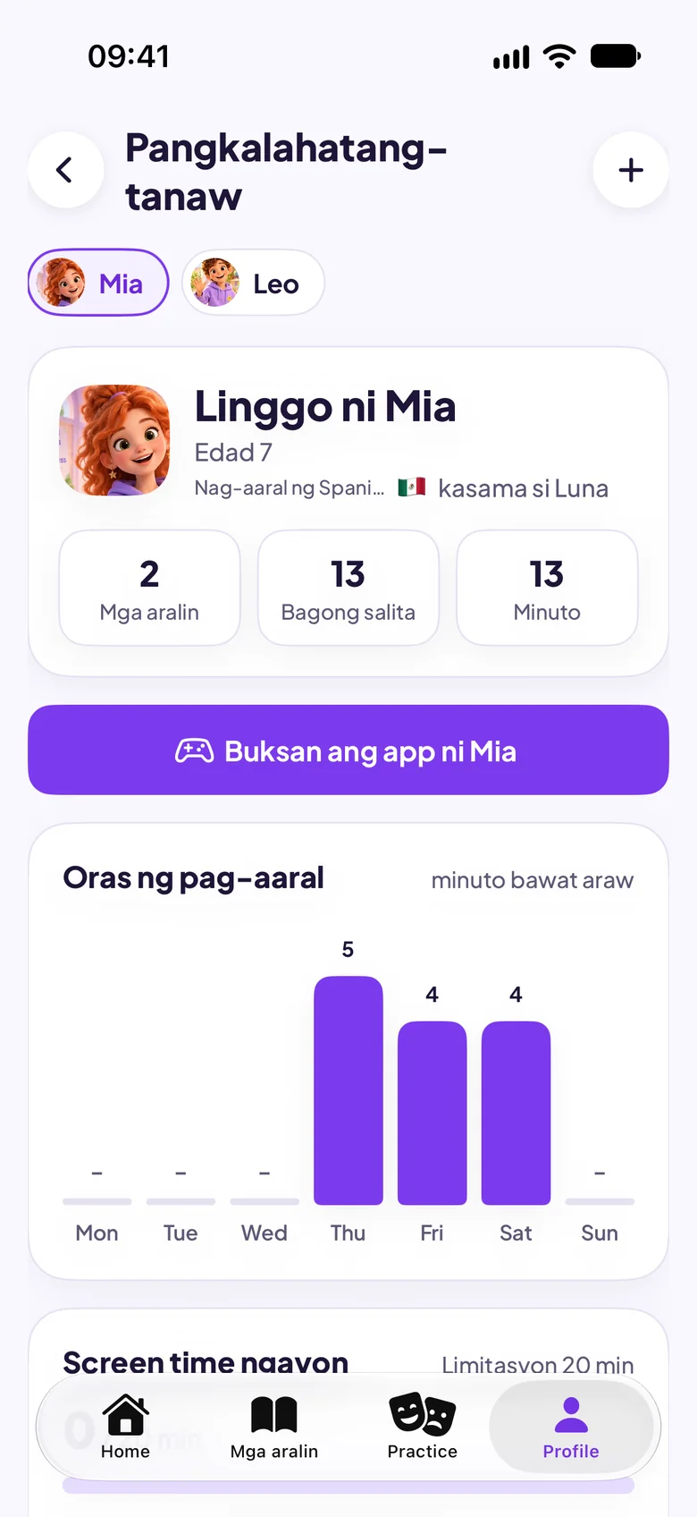 Ang view ng magulang sa linggo ng anak niya
