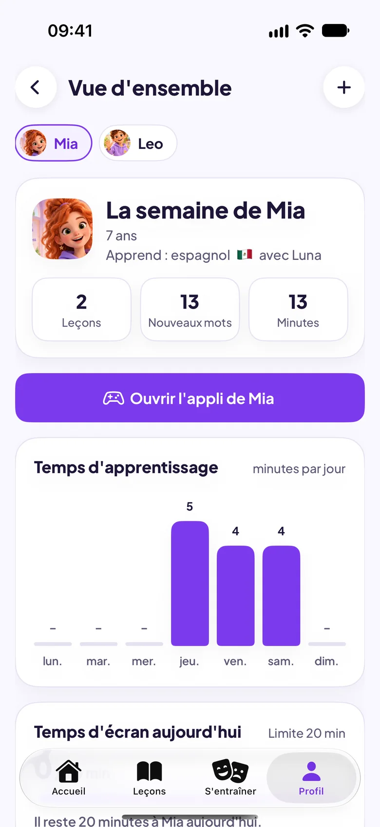 La semaine de leur enfant, vue par un parent