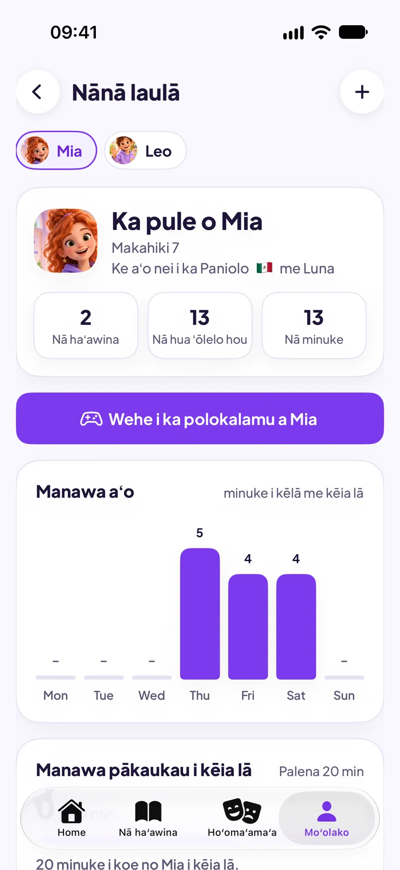 Ka nānā ʻana a ka makua i ka pule o kāna keiki